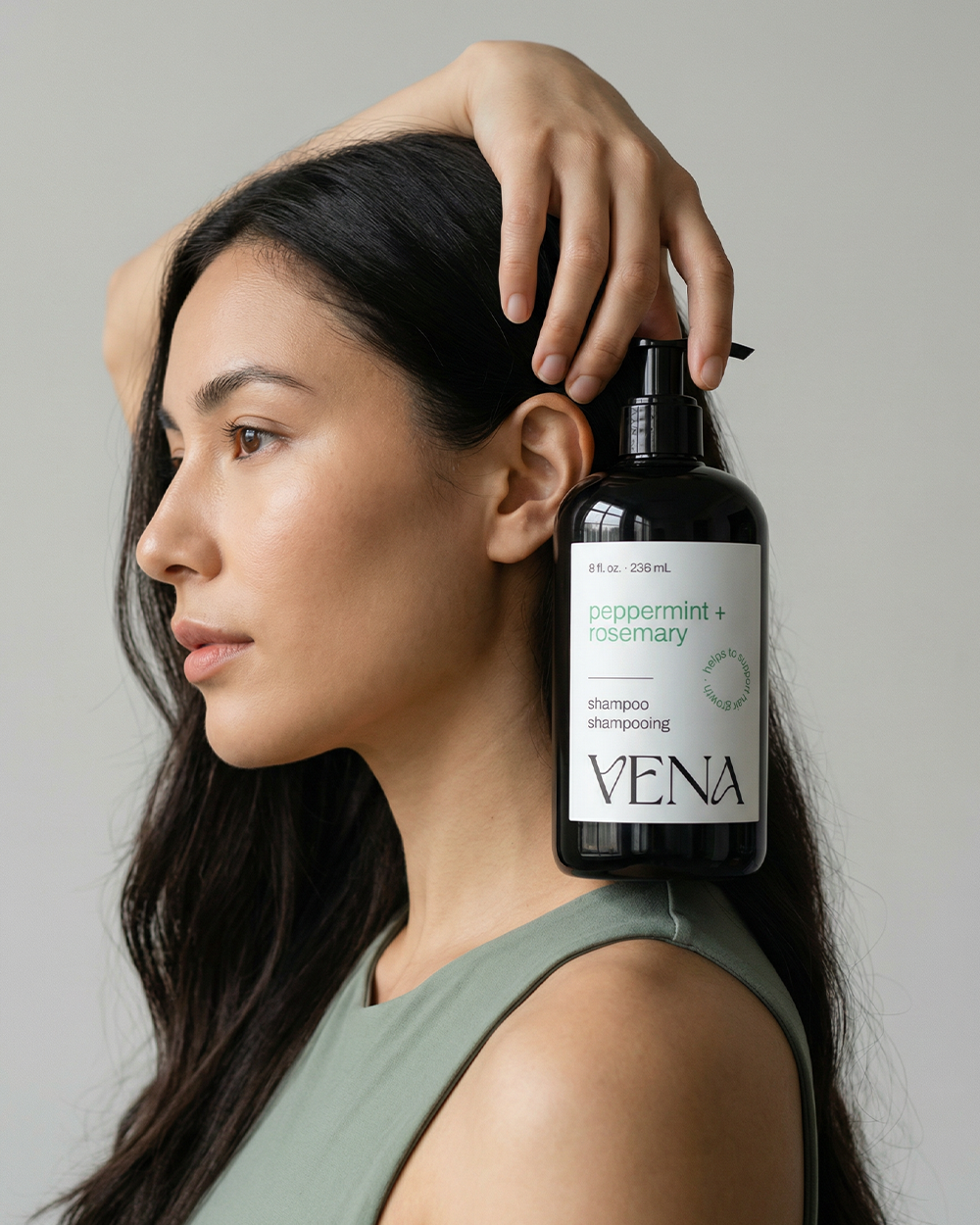 Peppermint + Rosemary Shampoo (For Growth)