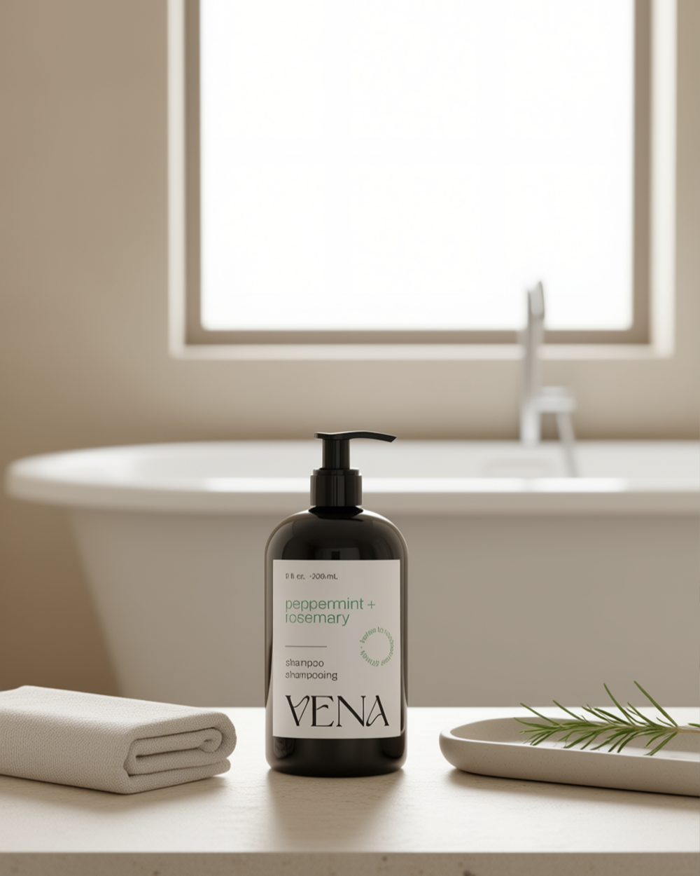 Peppermint + Rosemary Shampoo (For Growth)