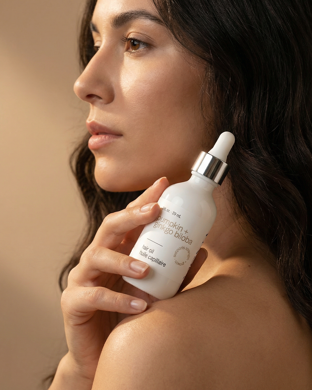 Pumpkin + Ginkgo Biloba Hair Oil (For Strength + Growth)