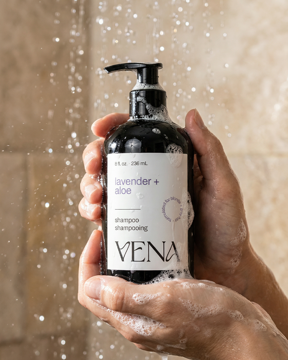 Lavender + Aloe Shampoo (For Blonde + Grey)