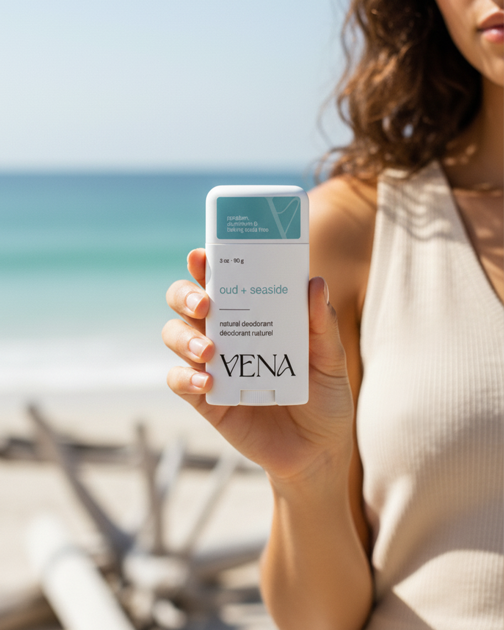 Oud + Seaside Natural Deodorant